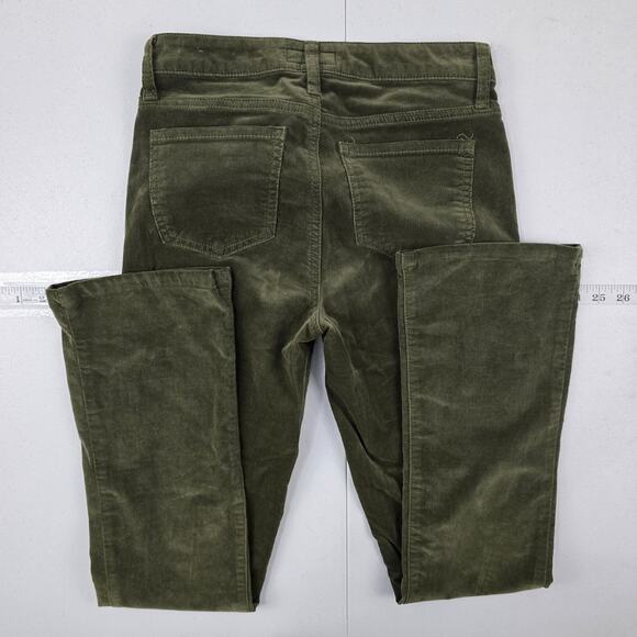 Kut From the Kloth natalie bootcut jeans size 0 corduroy green womens 5512 - Picture 3 of 13